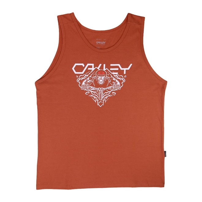 Camiseta Regata Oakley Ellipse Skull Tank - Masculina - Foto 1