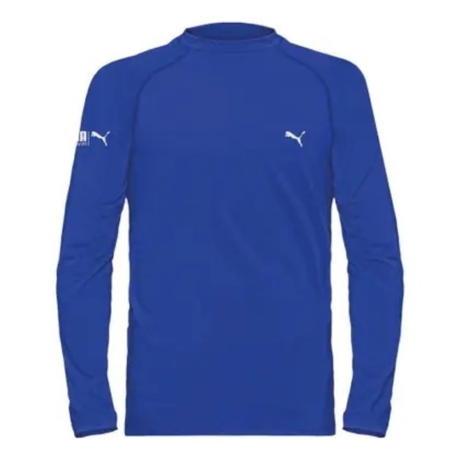 Camiseta Puma Manga Longa Proteção Solar Uv50+ - Infantil - Foto 1