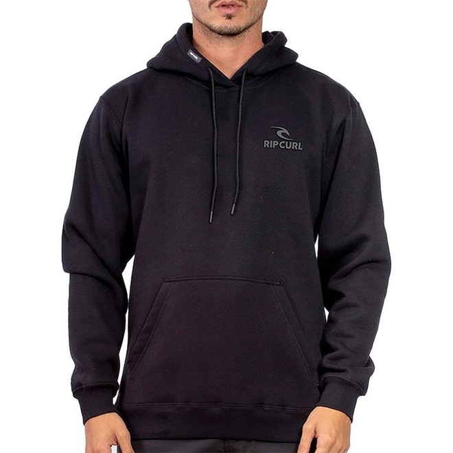 Blusão de Moletom com Capuz Rip Curl Brand Stack - Masculino - Foto 1