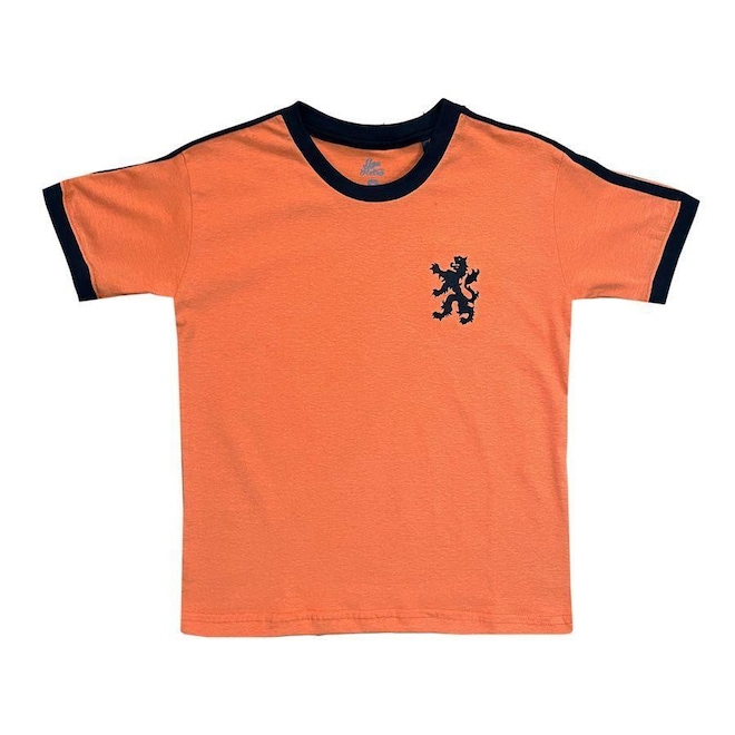Camiseta Holanda 1978 Infantil Liga Retrô - Foto 1