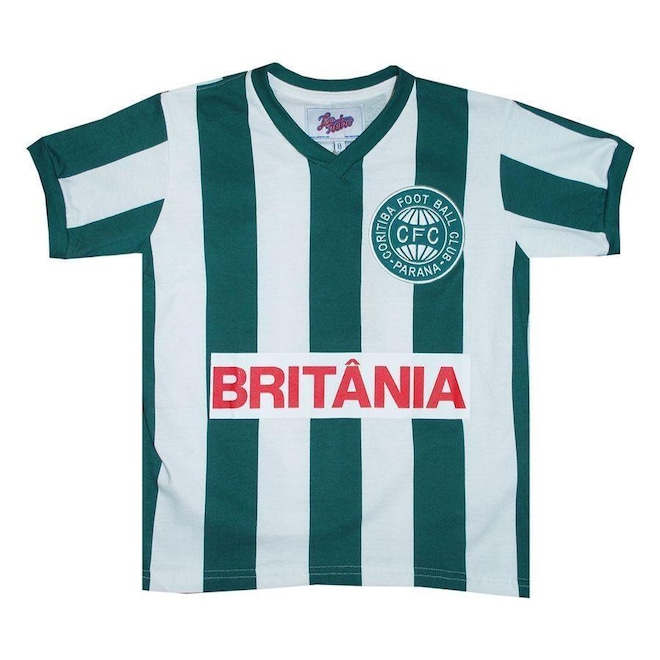 Camisa do Coritiba Liga Retro 1985 - Infantil - Foto 1