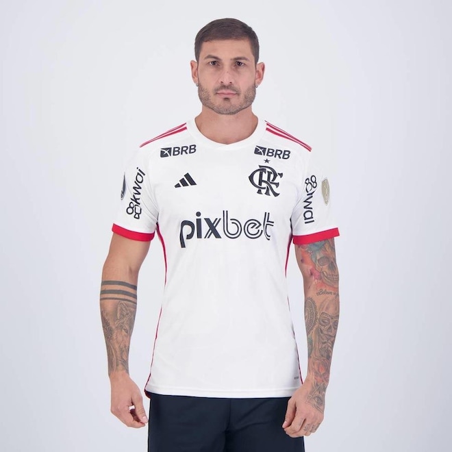 Camisa do Flamengo II 2024 Patch Libertadores adidas - Masculina - Foto 1