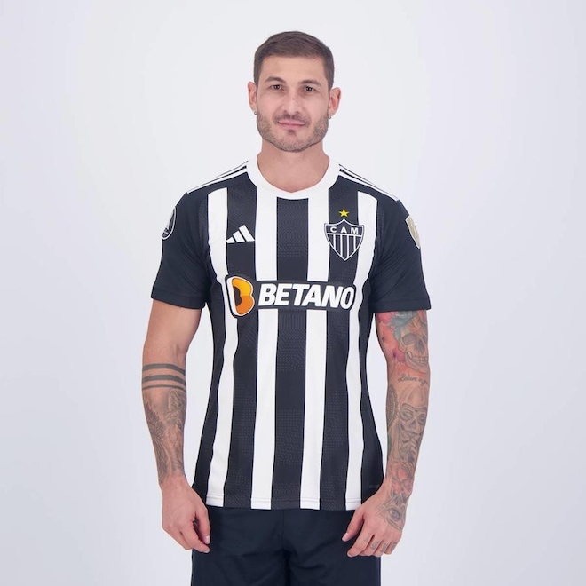 Camisa do Atlético Mineiro I 2024 Patch Libertadores adidas - Masculina - Foto 1