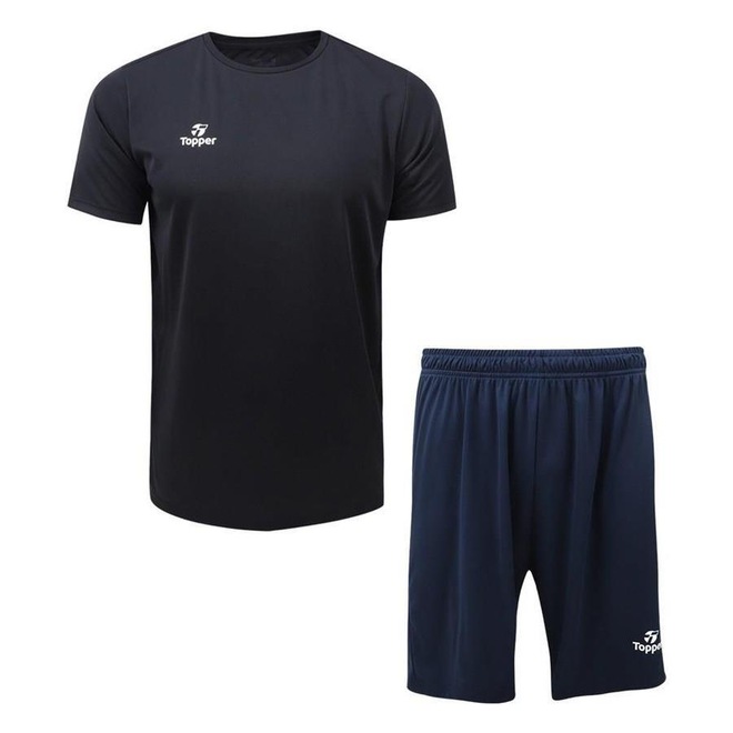 Kit Topper Camiseta + Calção Classic New - Masculino - Foto 1