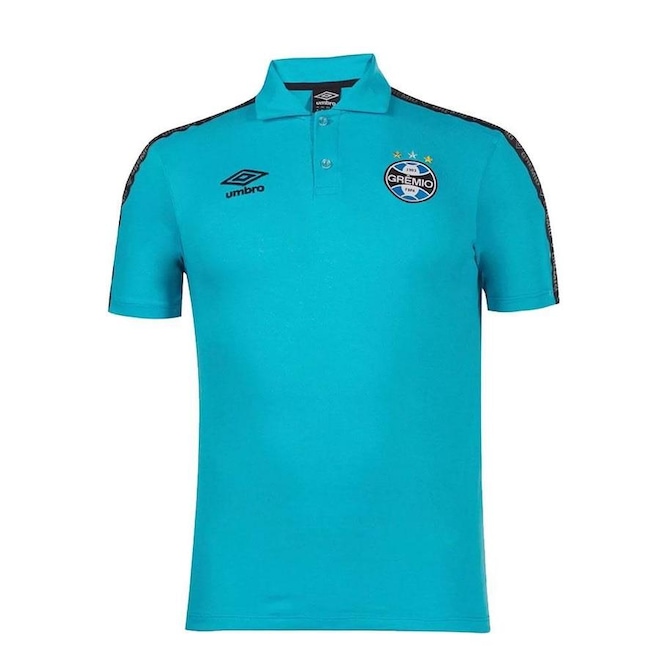 Camisa Polo do Grêmio Viagem 2022 Umbro - Masculina - Foto 1