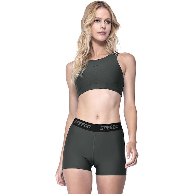 Shorts com Elástico Personalizado Speedo - Feminino - Foto 1