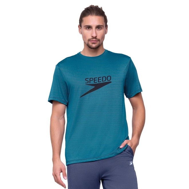 Camiseta Mescla Speedo - Masculina - Foto 1