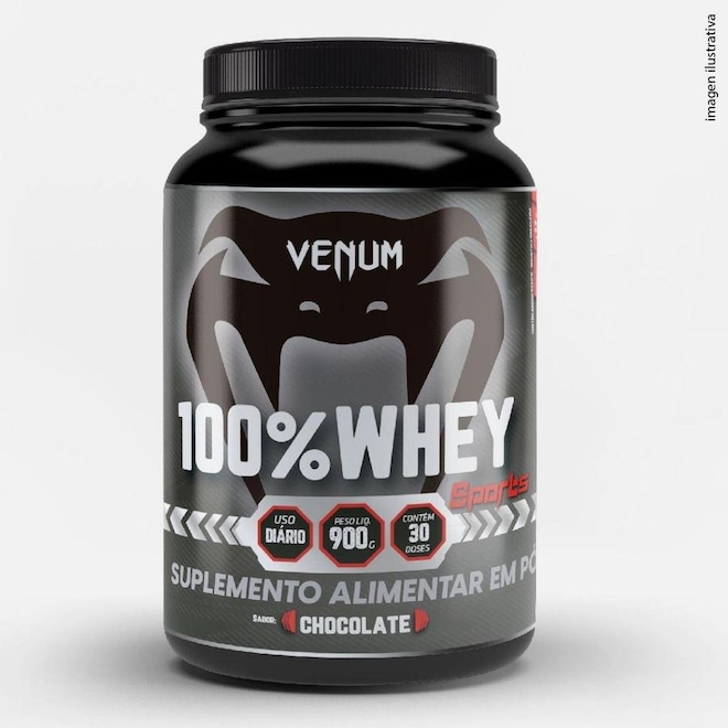 Whey 100% Venum Chocolate - 900G - Foto 1