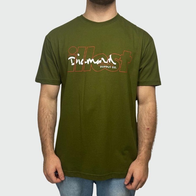Camiseta Diamond X Illest Tee Masculina - Foto 1