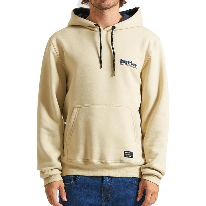 Blusão de Moletom Hurley Canguru Puff - Masculino - Foto 1