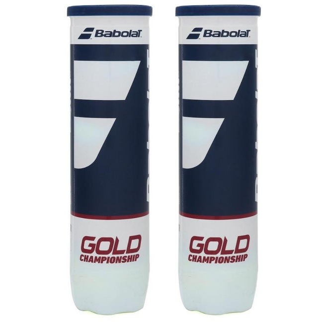 Bola de Tênis Babolat Gold Championship Pack com 2 Tubos - Foto 1