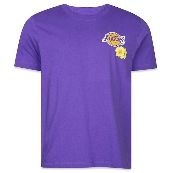Camiseta New Era Los Angeles Lakers Nba City Icons - Masculina - Foto 1