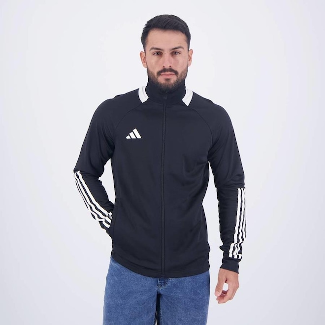 Jaqueta sem Capuz adidas Sereno 3 Listras - Masculina - Foto 1