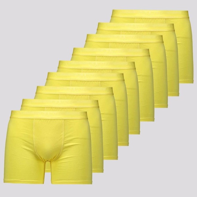 Kit Cueca Boxer Lupo Elastic Soft - 9 Unidades - Masculina - Foto 1