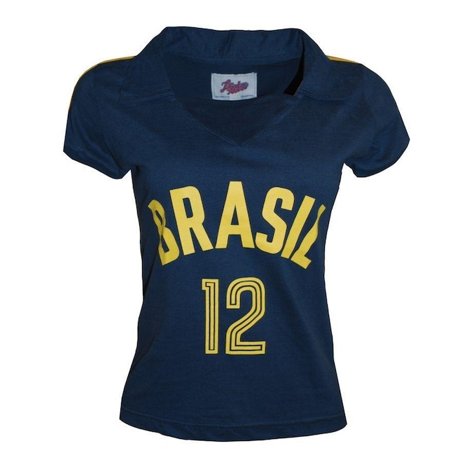 Camiseta do Brasil Vôlei 1984 Liga Retro - Feminina - Foto 1
