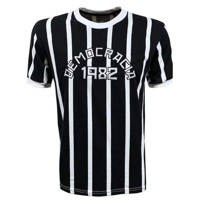 Camiseta Democracia 1982 Liga Retro - Masculina - Foto 1