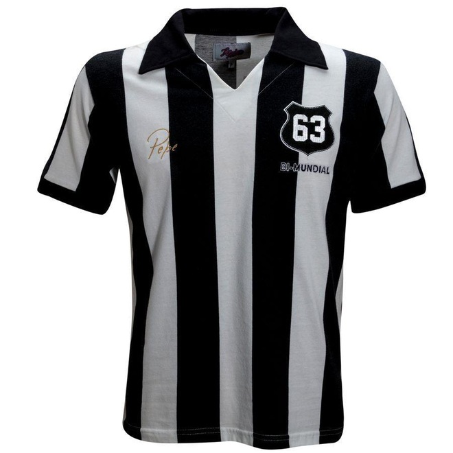 Camisa Pepe 1963 Listrada Liga Retro - Masculina - Foto 1