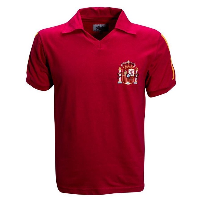 Camiseta Espanha 1986 Liga Retro - Masculina - Foto 1