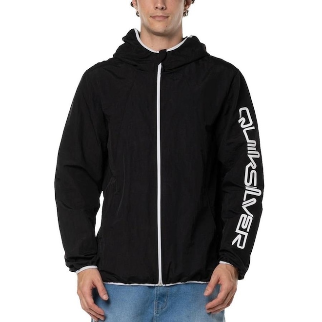 Jaqueta com Capuz Corta Vento Quiksilver Omini Action - Masculina - Foto 1