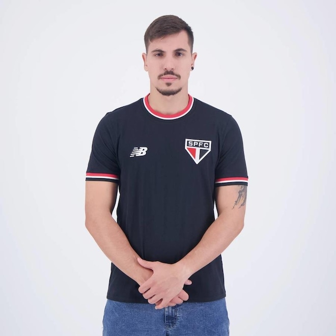 Camiseta New Balance São Paulo Retrô - Masculina - Foto 1