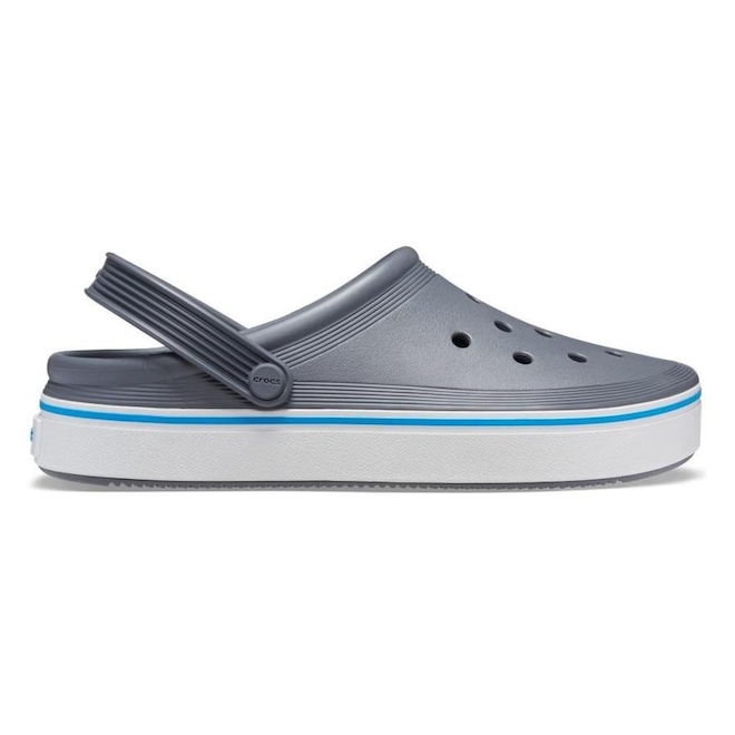 Sandália Crocs Crocband Off Court Clog Charcoal - Unissex - Foto 1