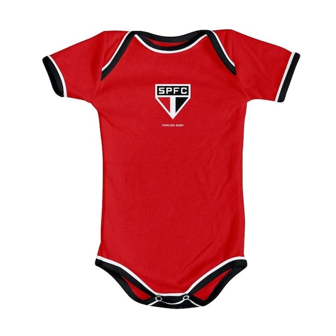 Body do São Paulo Torcida Baby Oficial - Infantil - Foto 1