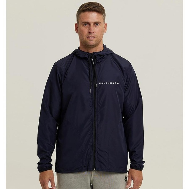 Jaqueta Corta Vento com Capuz Impermeável Masculina Web Surf Shop Caminhada - Foto 1