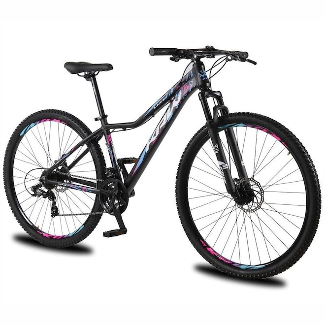 Bicicleta aro 29 Krw alumínio Shimano Tz 21 Velocidades Freio a Disco Suspensão Mountain Bike Kr7 - Adulto - Foto 1