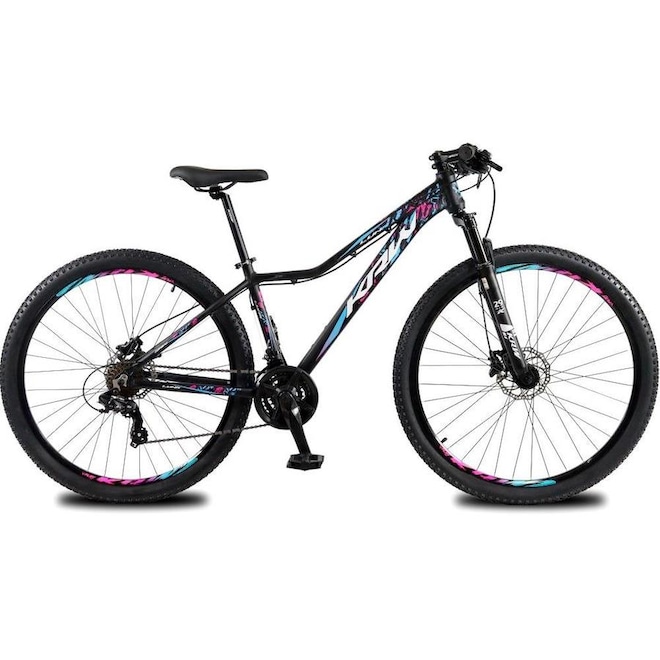 Bicicleta Aro 29 Krw Alumínio 24Vel Shimano Alivio Hidráulico Suspensão Trava Ombro e Cassete Kr12 - Foto 1