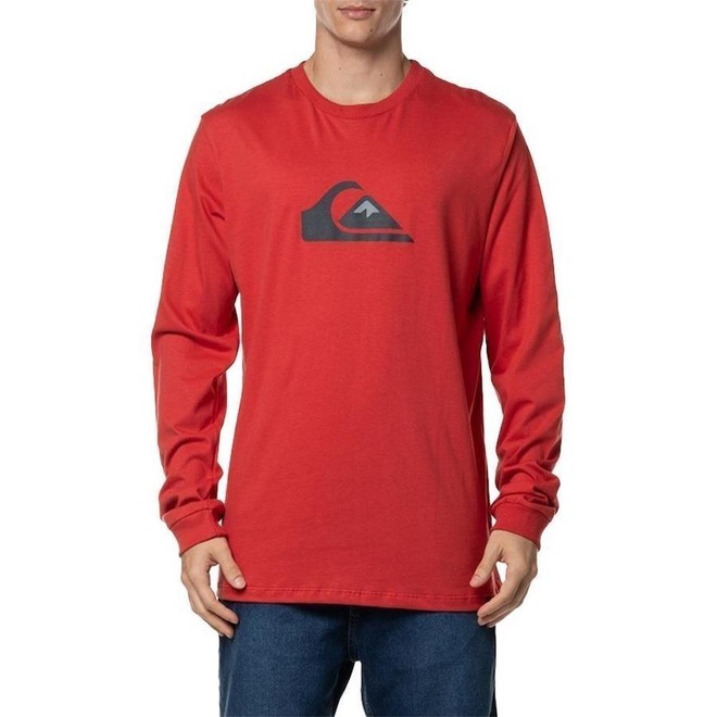 Blusão de Moletom Quiksilver Canguru Metal Comp Logo - Masculino - Foto 1