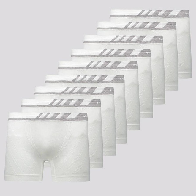 Cueca Boxer Lupo Microfibra - 9 Unidades - Adulto - Foto 1