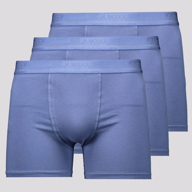 Kit Cueca Boxer Lupo Elastic Soft - 3 Unidades - Masculino - Foto 1