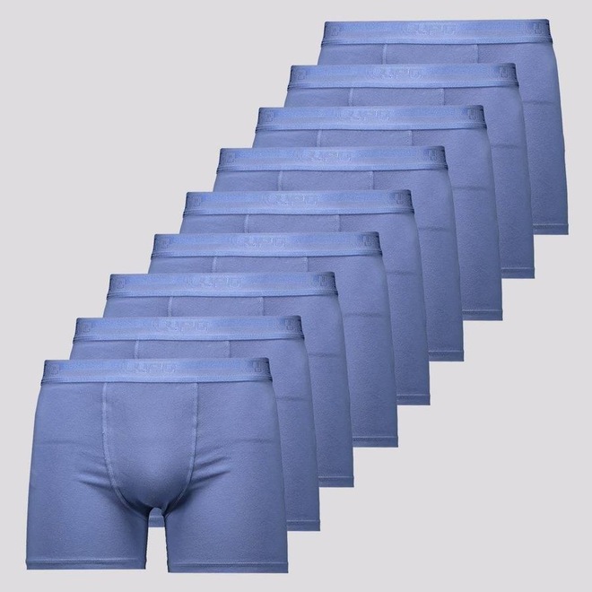 Cueca Boxer Lupo Elastic Soft - 9 Unidades - Adulto - Foto 1