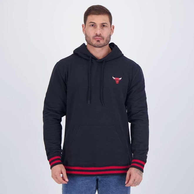 Blusão De Moletom New Era Nba Chicago Bulls - Masculino - Foto 1