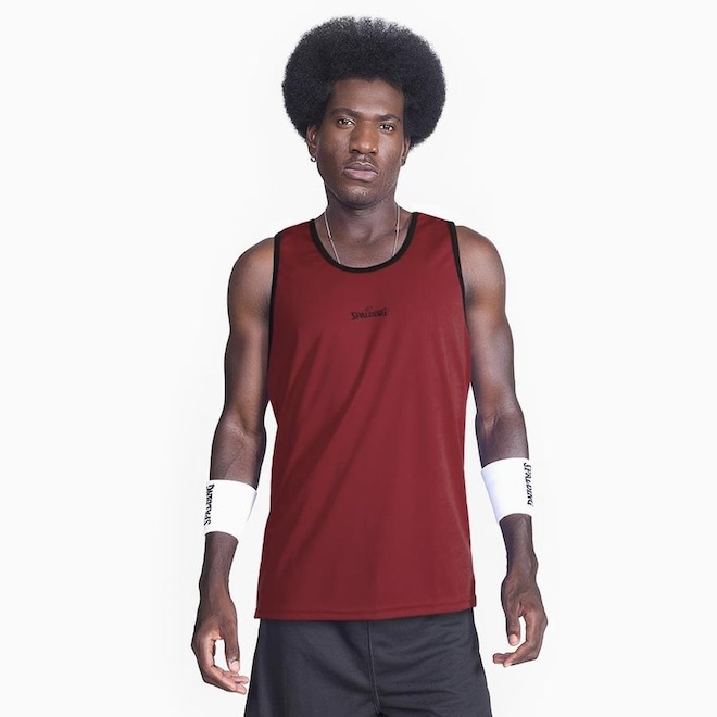 Camiseta Regata Masculina Spalding Basic TR - Foto 1