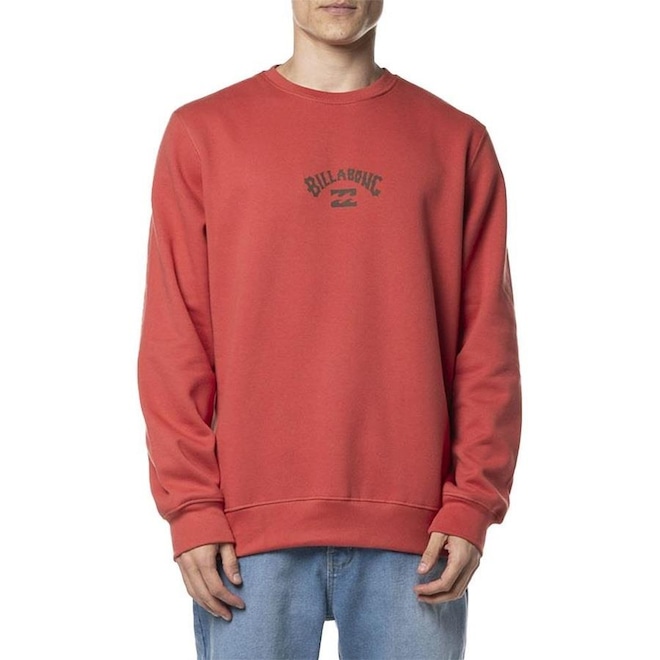 Blusão de Moletom Billabong Careca Mid Arch - Masculino - Foto 1