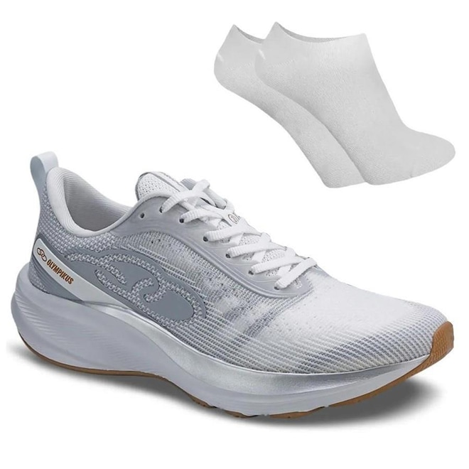 Kit Tênis Olympikus Pride 3 + Meia - Unissex - Foto 1