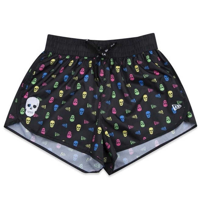 Shorts New Era Collab Alexandre Herchcovitch All Logo - Feminino - Foto 1