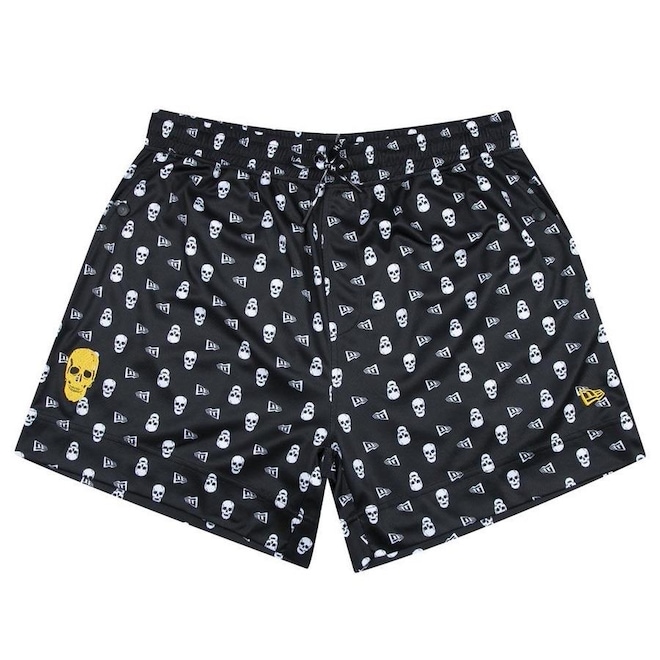 Short New Era Praia Collab Alexandre Herchcovitch All Logo - Masculino - Foto 1