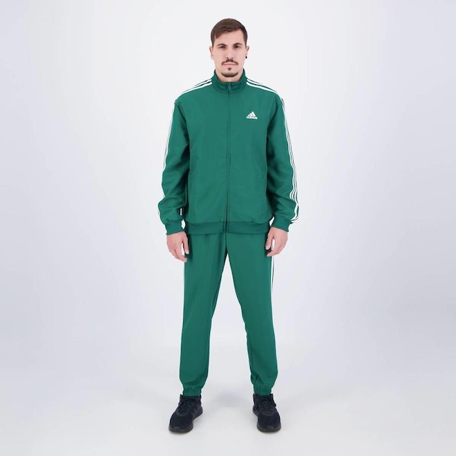 Agasalho adidas 3 Stripes - Masculino - Foto 1