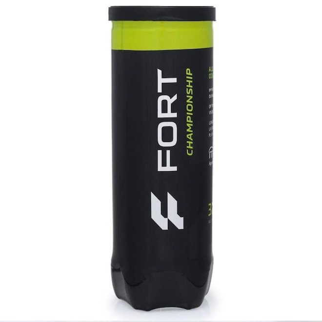 Bola de Tênis Fort Championship Tubo com 03 Bolas - Foto 1