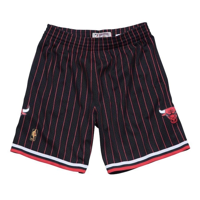 Shorts Mitchell & Ness Swingman Chicago Bulls Alternate 1996-97 - Masculino - Foto 1