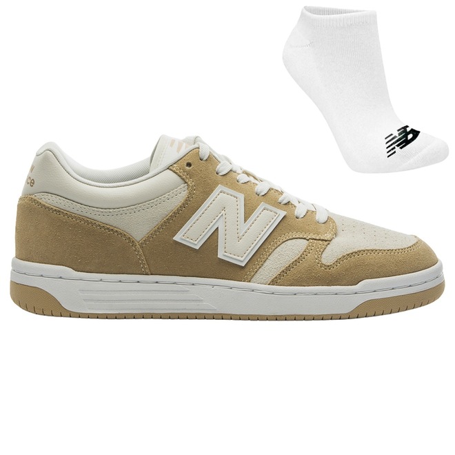 Kit Tênis New Balance 480 Low + Meia - Masculino - Foto 1