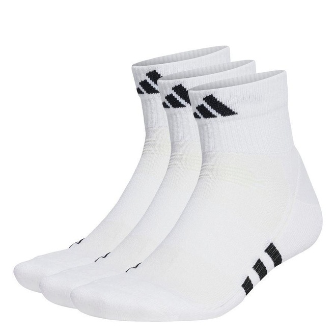 Kit de Meias Cano Médio adidas Cushioned Performance com 3 Pares - Adulto - Foto 1