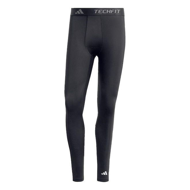 Calça Legging adidas Longa Treino Techfit Compression - Masculina - Foto 1
