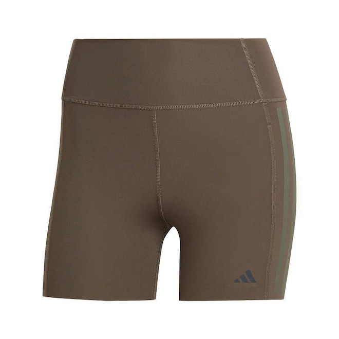 Shorts Legging adidas Optime 4-Inch Raw-Cut-Hem - Feminina - Foto 1