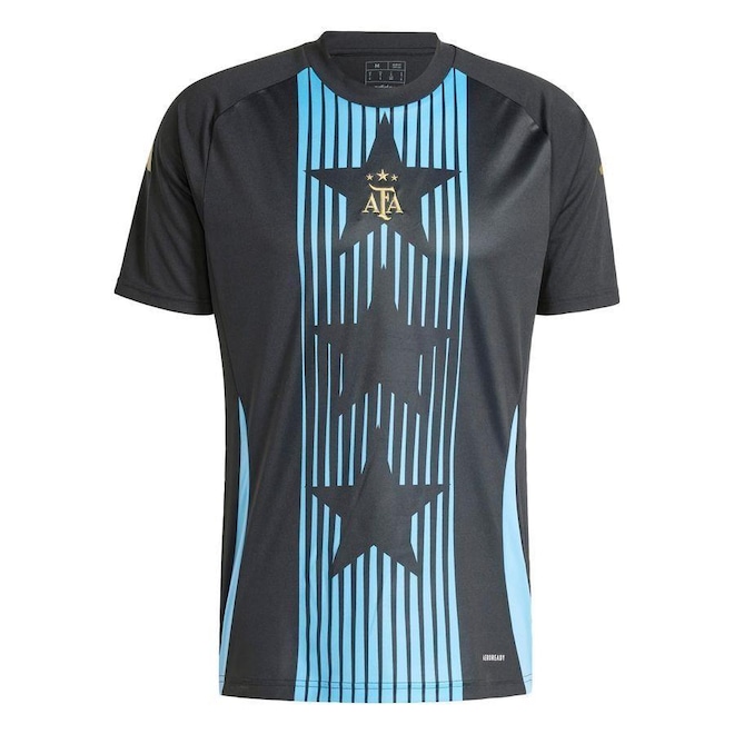 Camisa Pré-Jogo da Argentina adidas - Masculina - Foto 1