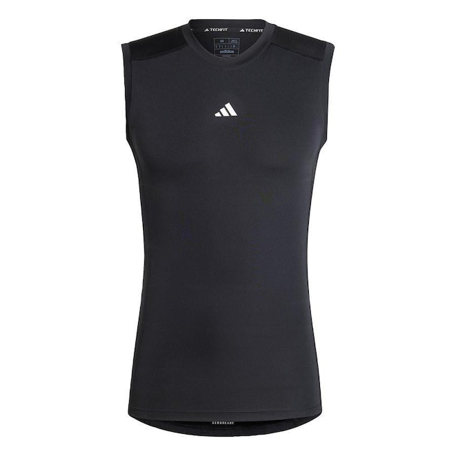 Camiseta Regata adidas Techfit Compression - Masculina - Foto 1