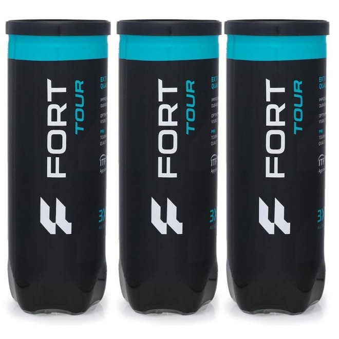 Bola de Tênis Fort Tour Pack com Três Tubos - Foto 1