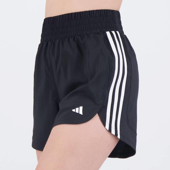 Shorts adidas Pacer 3 Listras - Feminino - Foto 1